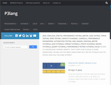Tablet Screenshot of p3lang.com